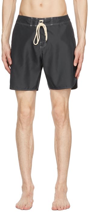 Jil Sander Black Jersey Swim Shorts