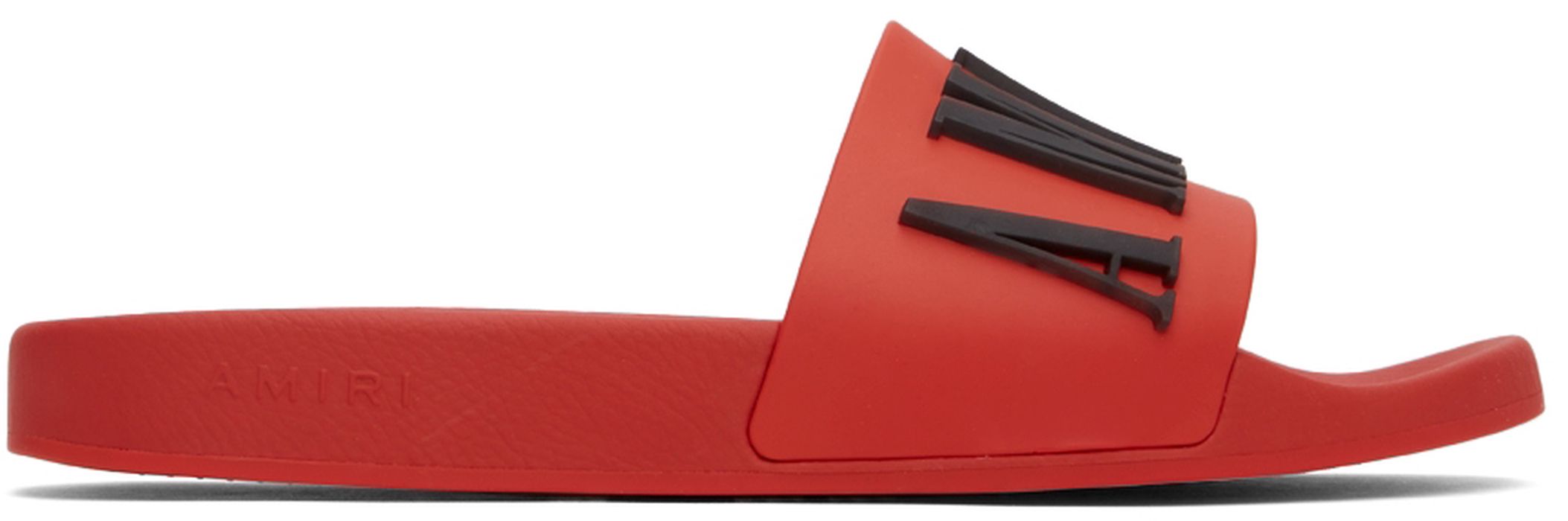 AMIRI Red Pool Logo Slides