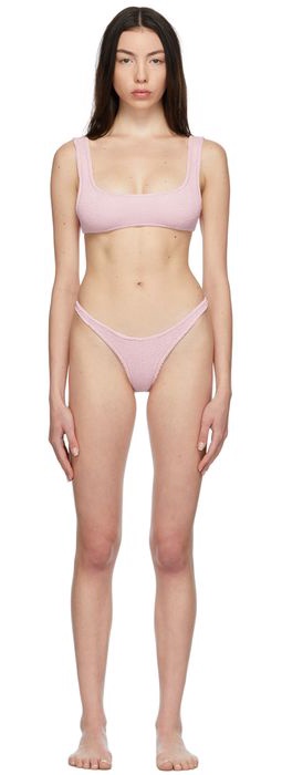 Reina Olga Pink Scrunch Ginny Bikini