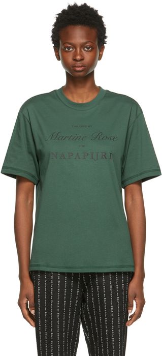 NAPA by Martine Rose Reversible Green S-Parma T-Shirt