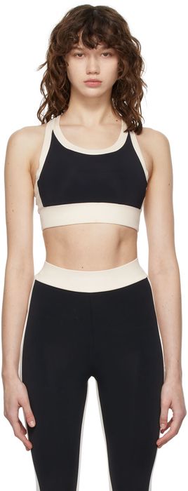 VAARA Black & White Frame Bind Sports Bra