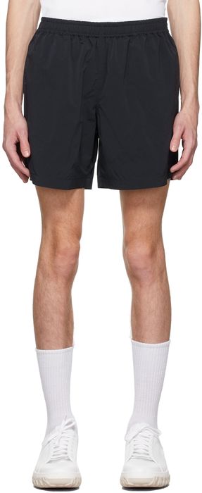 Thom Browne Navy Nylon High Density Tech Shorts