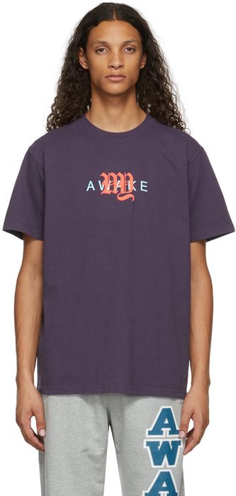 Awake NY Purple College Logo T-Shirt