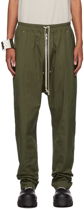 Rick Owens Green Bela Trousers
