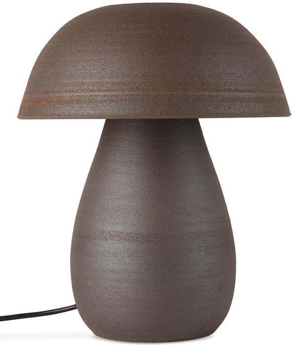 Nicholas Bijan Pourfard SSENSE Exclusive Brown Mushroom Lamp
