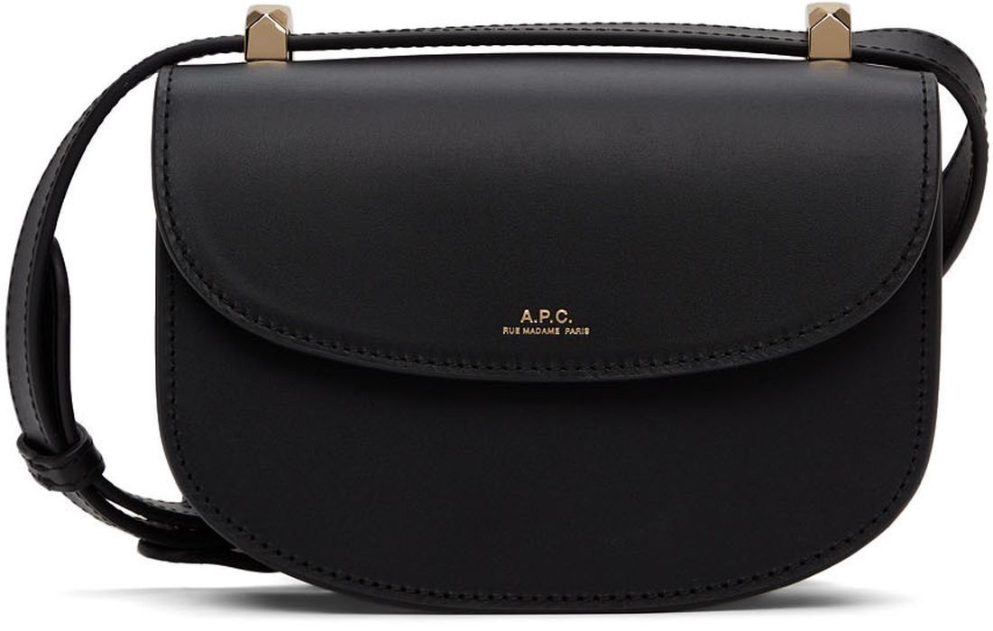 A.P.C. Black Mini Genève Bag