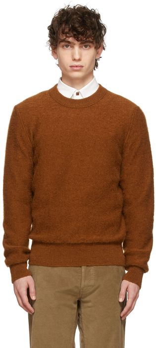 DOPPIAA Orange Aappio Crewneck Sweater