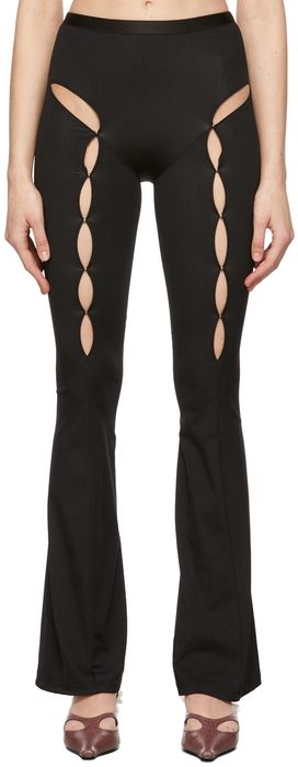 Rui Black Cut-Out Lounge Pants