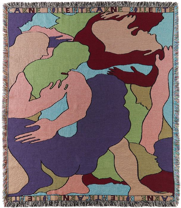 Carne Bollente Multicolor Kinky Nap Blanket