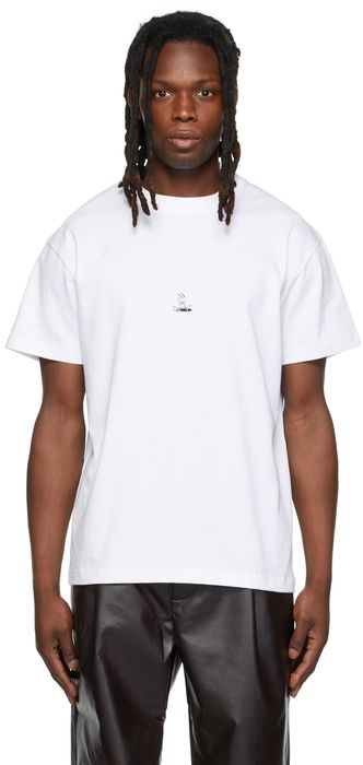 Soulland White Peanuts Edition Snoopy Skateboard T-Shirt