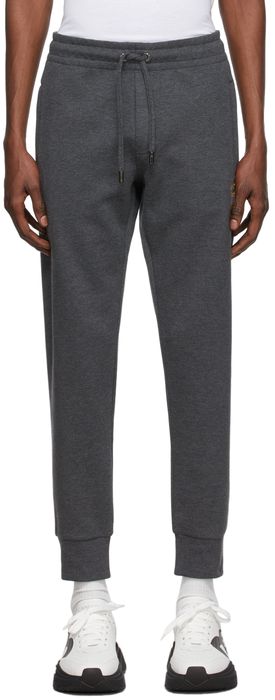 Dolce & Gabbana Grey Embroidered Jogging Lounge Pants