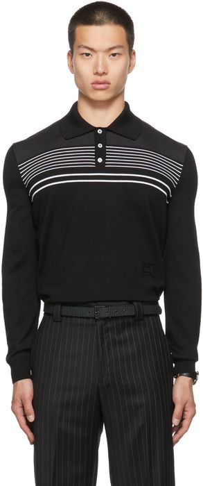 Commission SSENSE Exclusive Merino Wool Dad Long Sleeve Polo