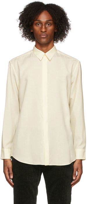 OVERCOAT Off-White Wool Shirt