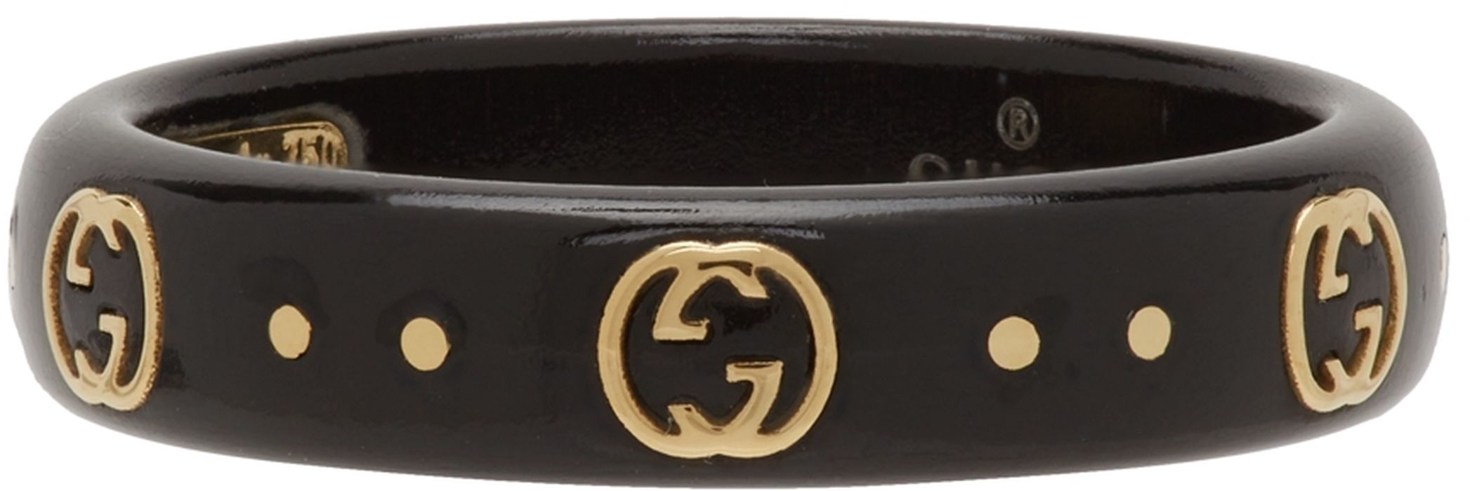 Gucci Black Icon Ring