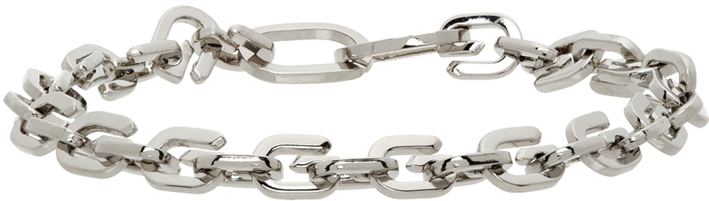 Givenchy Silver XS G Link Bracelet
