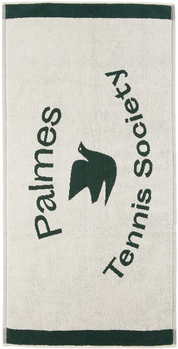 Palmes Off-White Wet Tennis Society Towel