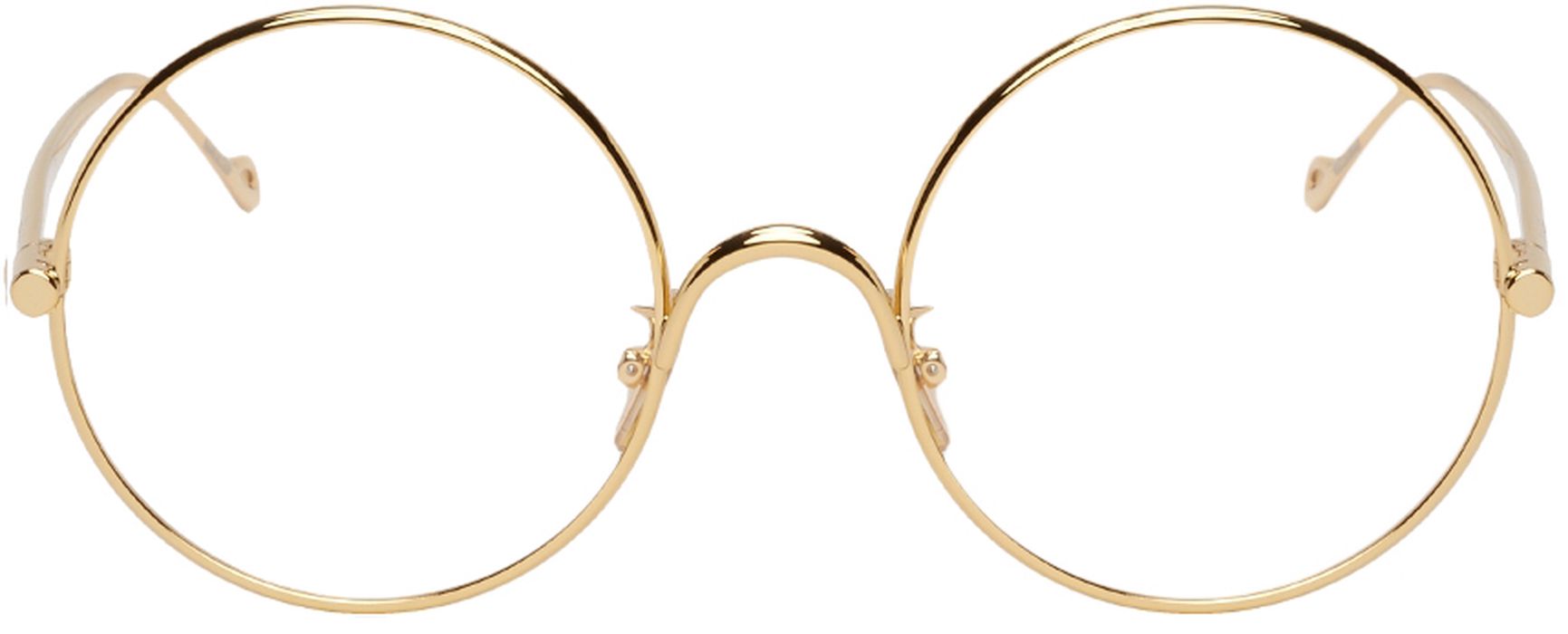 Loewe Gold Round Glasses