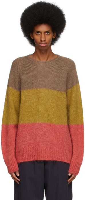 YMC Multicolor Mohair & Wool Boxy Sweater