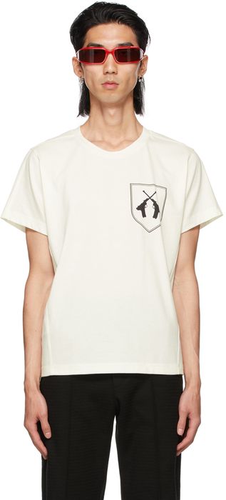 ADYAR SSENSE Exclusive White Twin Guns T-Shirt