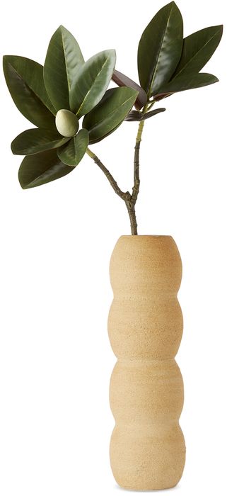 Viso Project Beige Ceramic Vase