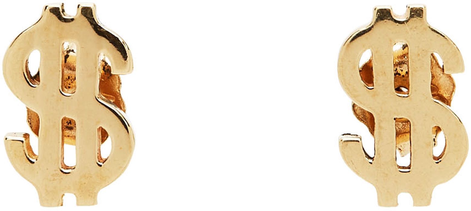 Established Gold Money Stud Earrings