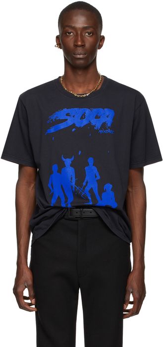 Maximilian Black 'Soca' Print T-Shirt