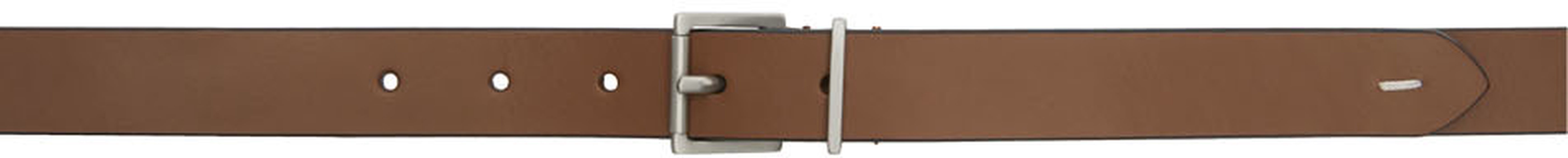 Maison Margiela Brown Leather Belt