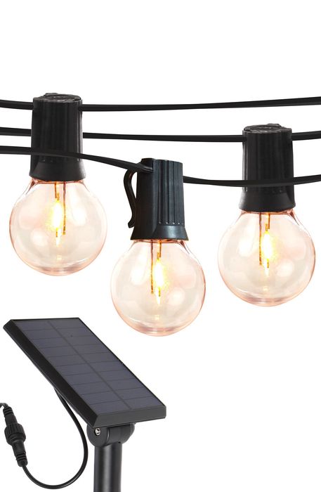 Brightech Ambience Solar String Lights in Black