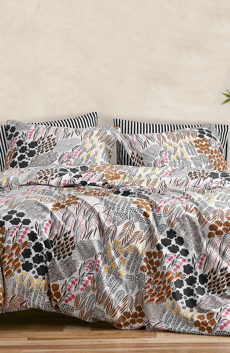 Marimekko Pieni Letto Comforter & Sham Set in Multi