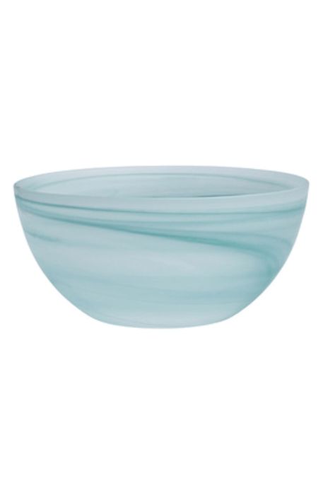 Fortessa La Jolla Set of 4 Glass Cereal Bowls in Green
