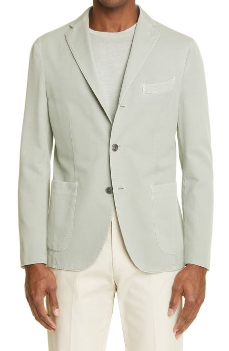 Boglioli K Cotton & Silk Sport Coat in Grey-0831