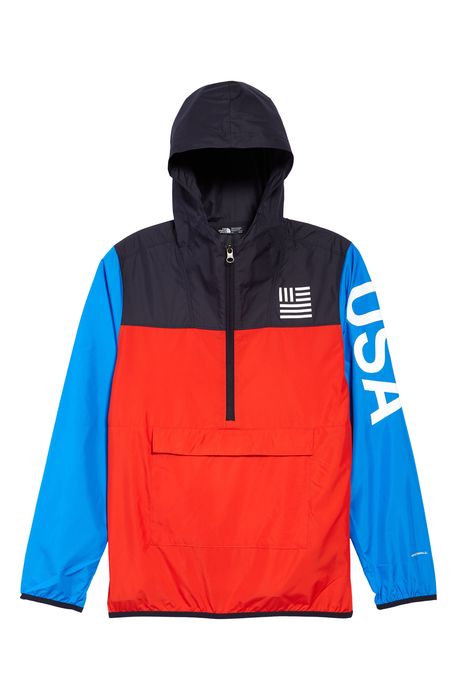 The North Face Kids' Packable Fanorak Jacket in Hero Blue