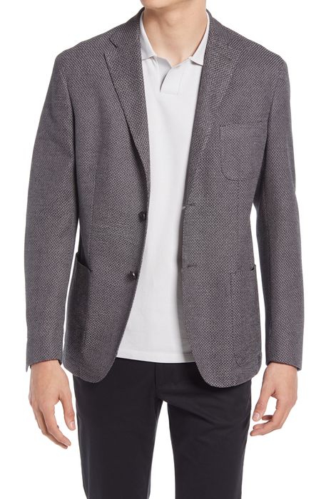 Corneliani Knit Cotton Sport Coat in Grey