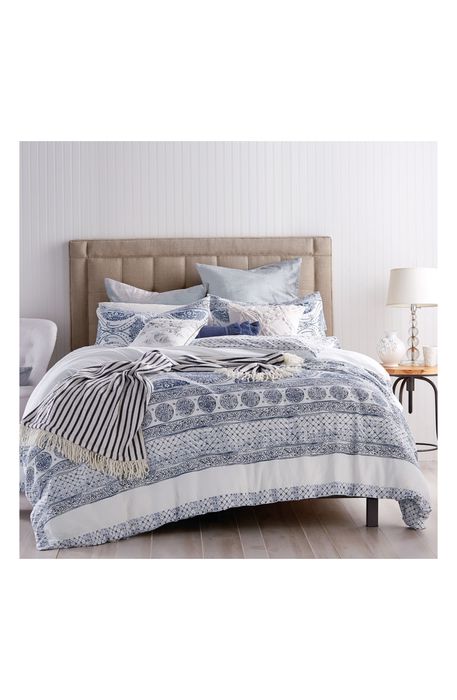 Peri Home Matelasse Medallion Bedding Collection in Blue