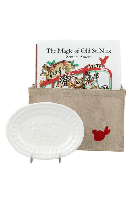 VIETRI The Magic of Old St. Nick Gift Set in Multi