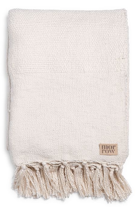 Morrow Soft Goods Julia Throw Blanket in Natural