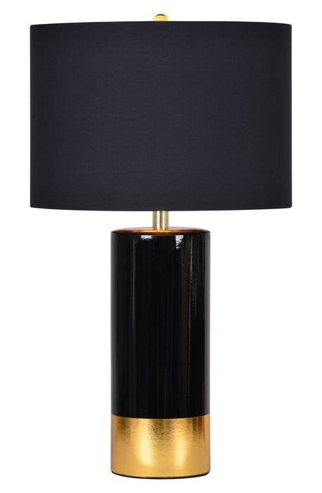 Renwil The Tuxedo Table Lamp in Black/Gold