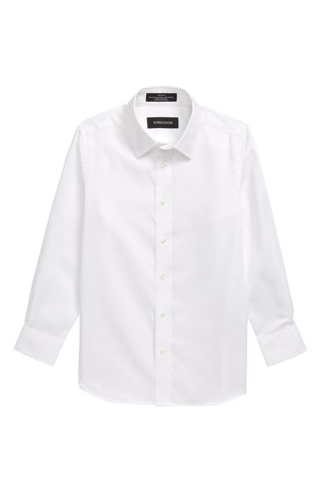 Nordstrom Solid Dress Shirt in White