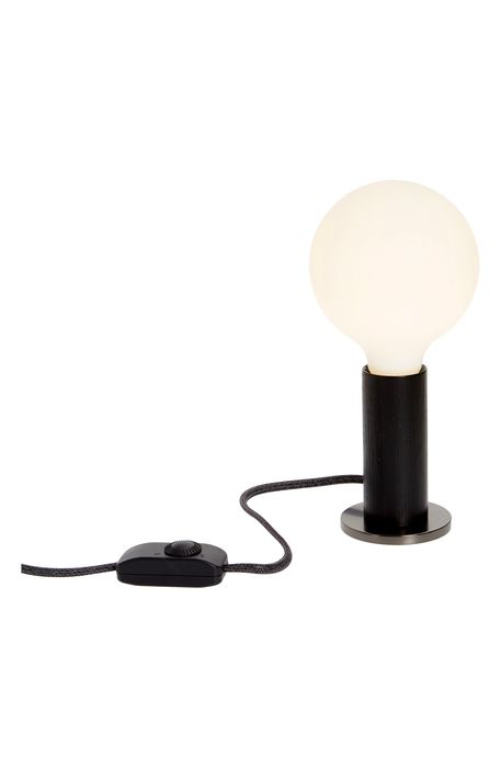 GOODEE x Tala Knuckle Table Lamp & Porcelain III Light Bulb in Black