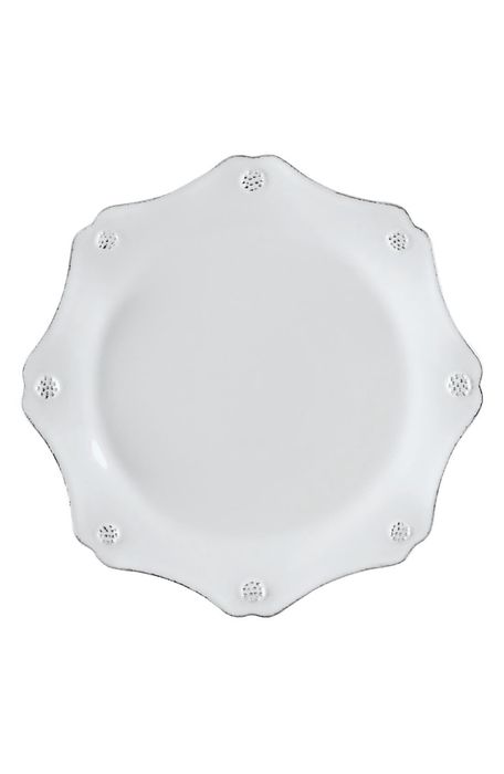 Juliska 'Berry and Thread' Scalloped Salad Plate in Whitewash