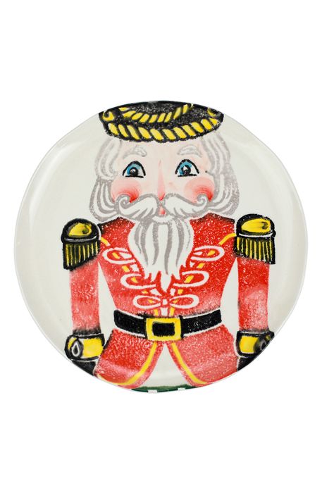 VIETRI Nutcrackers Dinner Plate in Red