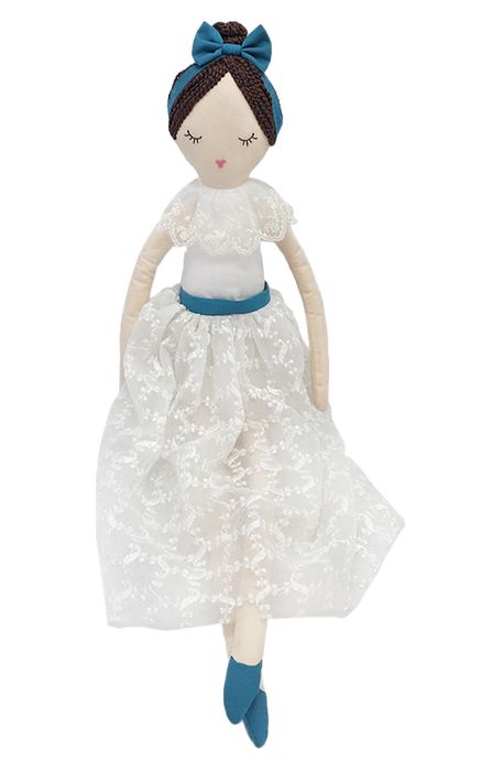 MON AMI Clara Nutcracker Ballerina Doll in White