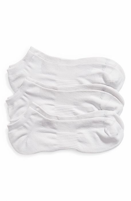Zella Men's 3-Pack Performance Ankle Socks in White