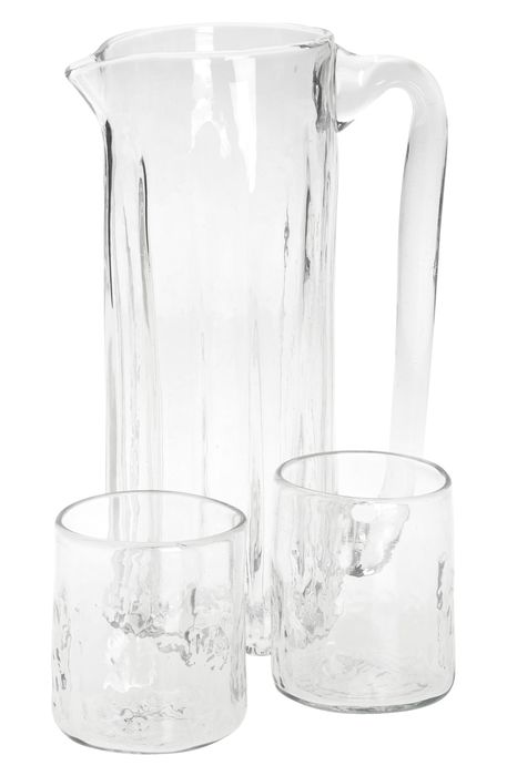 GOODEE x Xaquixe 3-Piece Pitcher & Tumblers Set in Clear