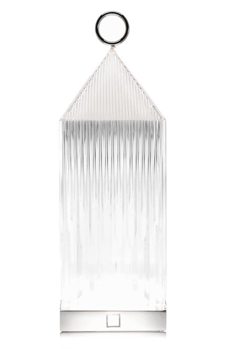 Kartell Lantern Rechargeable Lamp in Crystal
