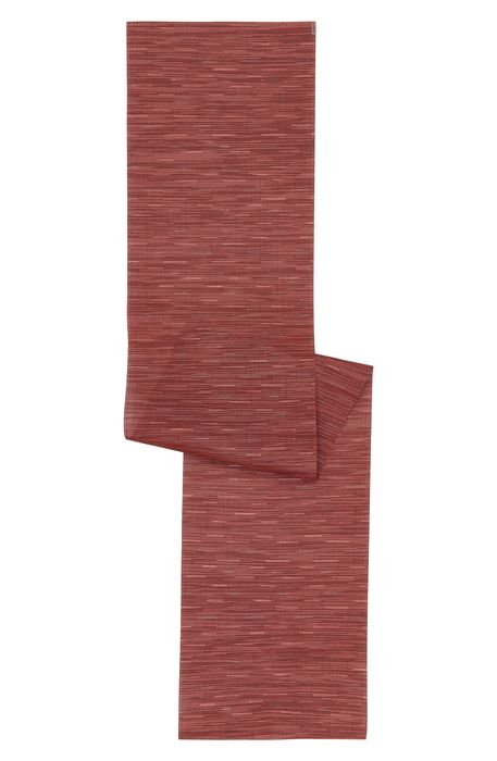 Chilewich Weave Table Runner in Cranberry