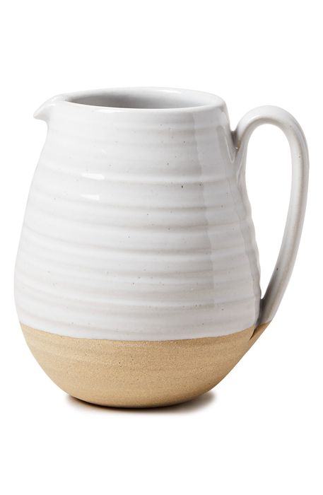 Farmhouse Pottery Famer's Pitcher in Brown