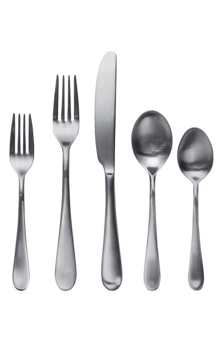 Mepra Natura Ice 5-Piece Place Setting in Brushed Stainless Steel