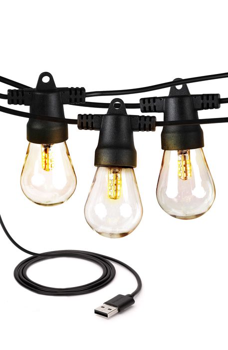 Brightech Ambience USB LED String Lights in Black