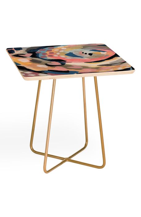 Deny Designs Laura Fedorowicz Lover Side Table in Pink